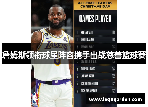 詹姆斯领衔球星阵容携手出战慈善篮球赛